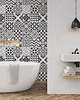 tapety i naklejki ścienne Powtarzalny szablon malarski /TILES 1