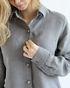koszule damskie  Lniana koszula 100% len TRUE GRAY 3