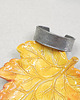 bransoletki - inne Masywna bransoleta typu cuff z cyny Vintage lata 70/80 5