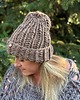 czapki damskie Beanie handmade 2