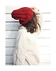 czapki damskie Czapka handmade beanie z wełną merino bulky 4