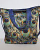 torby na ramię Torba hobo XXL - print pawie pióra 1