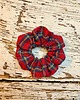 gumki do włosów Pela' SCRUNCHIE Cozy czerwona w kratkę 3
