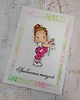 kartki scrapbooking Kartka okolicznościowa z Magnolią 2