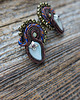 kolczyki soutache Kolczyki soutache Jesienny liść 1
