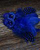 kolczyki soutache Kolczyki soutache z piórkami 5
