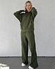 komplety damskie Aba komplet oversized kangurka i szerokie spodnie wide leg  Khaki 3