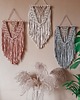 makramy Delikatna makrama boho - perełka - rosa 3