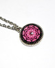 wisiory Medalion, naszyjnik - Różowa mandala - mały 1
