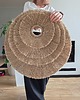 Ozdoby na ścianę Rozeta asymetria, makrama ścienna Boho z juty , naturalna, minimalistyczna 4