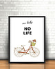 plakaty Plakat no bike no life 1