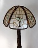 lampy podłogowe Lampa podłogowa z rattanu , lata 50 3