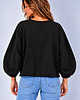 bluza bez kaptura damska Bluza Flavia Czarna 2
