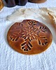 dekoracje świąteczne Ceramiczna ozdoba świąteczna płatek śniegu 2