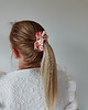 gumki do włosów Gumka jedwabna, scrunchie, frotka kwiatowa mgła MIDI 4
