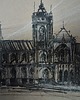 grafiki i ilustracje WYPRZEDAŻ SZTUKI! Rysunek cienkopis Katedra Praga oryginalny A5 15x21 cm 1