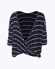 t-shirt damskie Bluzka z dekoltem z tyłu Paris Look 311 7