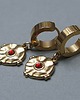 kolczyki pozłacane Kolczyki pozłacane Alloys Collection Coins /red vol. 2/  2