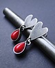 kolczyki srebrne Sztyfty Red Heart 3
