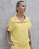 komplety damskie Amrita komplet bezrękawnik z zamkiem i spodenki Butter Yellow 5