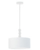 lampy wiszące Ozdobny żyrandol do salonu z abażurem 40 cm SALAMANCA 4