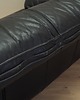 sofy i szezlongi Sofa skórzana czarna, włoski design, lata 60, produkcja: Włochy 4