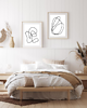 plakaty DWA PLAKATY abstrakcyjne linie minimalistyczne 4