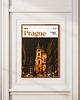 plakaty Minimalistyczny plakat Praga Czechy 1