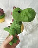 misie i maskotki Szydełkowy t-rex, tyranozaur 3