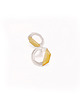kolczyki srebrne Kolczyki srebrne LABEL AMBER - glossy silver earrings 5