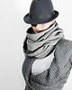 szale damskie Szal Komin Tuba Etola - Tweed HERRINGBONE 6