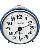 zegary Niebieski budzik mechaniczny Corsar w stylu modern, Niemcy lata 60. 1