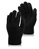 czapki i kapelusze męskie ZESTAW ZIMOWY MĘSKI ZES-34-BL, CZAPKA BEANIE BR-03-BL, SZALIK BR-07-BL I RĘKA 3