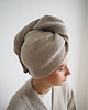dodatki - łazienka - różne Lniany turban waflowy NATURAL 1