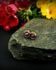 kolczyki wire wrapping Kolczyki sztyfty z ametystem 1