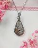 wisiory Naszyjnik Jaspis stal chirurgiczna wisiorek handmade wirewrapping 2