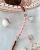 okulary damskie Łańcuszek do okularów  HIPPIE boho pink 1