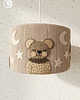 lampy do pokoju dziecka Lampa sufitowa 5 ZWIERZĄTEK ZIELONA  Abażur handmade do pokoju dziecka 5