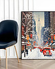 obrazy i plakaty do pokoju dziecięcego Plakat Zima w Nowym Jorku 3
