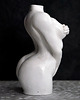 dodatki - różne Rzeźba z gipsu, figurka kobiety w bieli, wys. 8,5 cm 3
