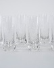 szklanki i kieliszki Komplet sześciu szklanek, włoski design, lata 70, produkcja: Włochy 2
