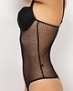 bielizna - inne Orsina czarne body push-up z delikatnym tiulem 3