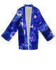 bluza bez kaptura damska Aksamitna BLUZA KIMONO domowe/kopertowa marynarka, autorski print MEDUZY 2
