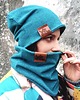 czapki damskie Cienka czapka unisex przejściowa szmaragd 3