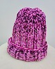 czapki damskie Czapka różowo - fioletowa kolorowa Winter Melange 2