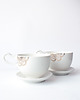 kubki i filiżanki  Porcelanowa filiżanka z koronką 4