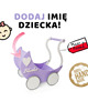 lalki 100% HandMade Drewniany Wózek dla lalek 7