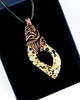 wisiory Jaspis dalmatyński wisiorek wire wrapping 2