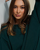 swetry damskie Sweter Cashmere Hug Butelkowa Zieleń 2
