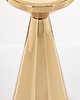 świeczniki i świece Świecznik metalowy złoty 24x10x10 cm Oro 1